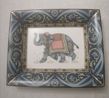 Porcallana WEDGWOOD "Blue Elephant" Bone China Posacenere Svuotataschi, 1992