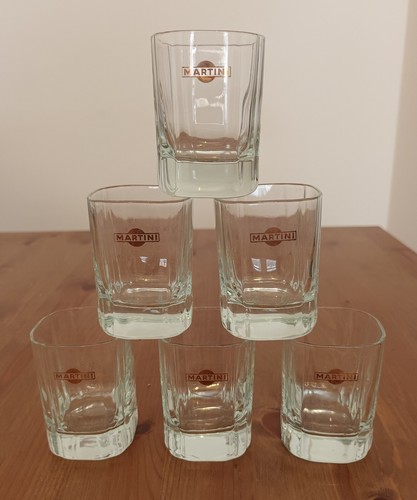 Bicchierini vetro vintage - 6x,