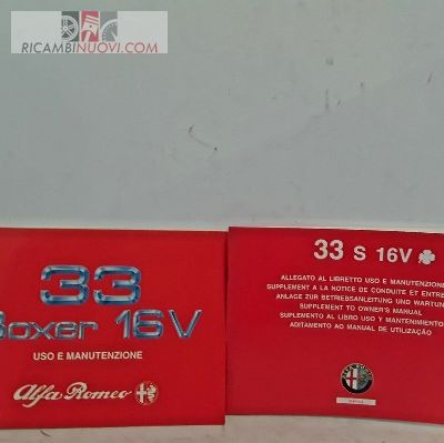 Lotto manuali originali - manuali, alfa