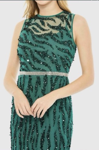 Abito midi mac duggal - abito, verde