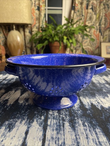 Colino smaltato blu vintage