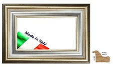 Cornice legno argento - cornice, in