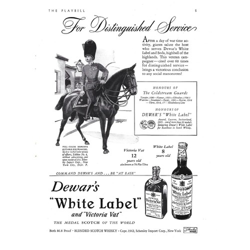 Dewar white label - dewar's,