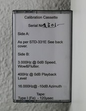 STD331E Fe TDK Calibration