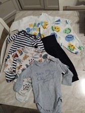 STOCK BODY MANICA LUNGA, TUTA E PANTALONI, NEONATO 4-6 MESI H & M E 2-6 MESI 