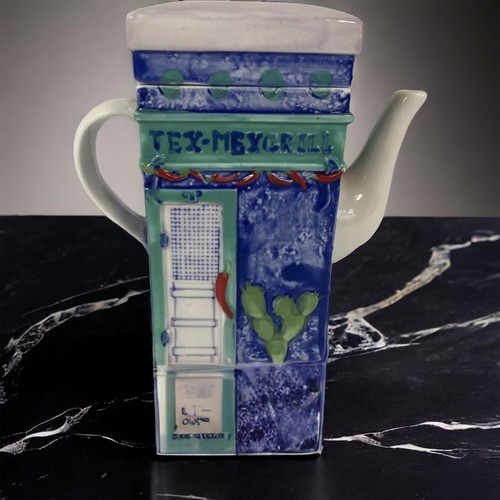 Teiera ceramica dipinta - , mano