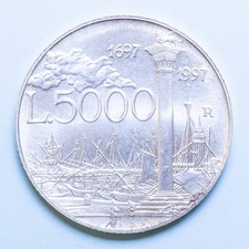 REPUBBLICA ITALIANA 5000 LIRE