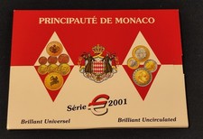 Serie divisionale ufficiale Monaco 2001 - LEGGERE BENE