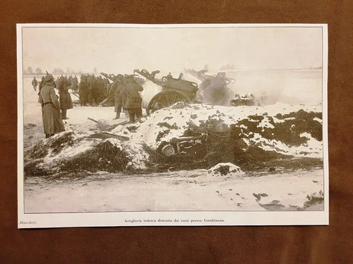Gumbinenn 1915 artiglieria - gumbinenn,
