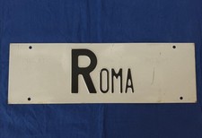 Targa Automobilistica Vintage ROMA auto