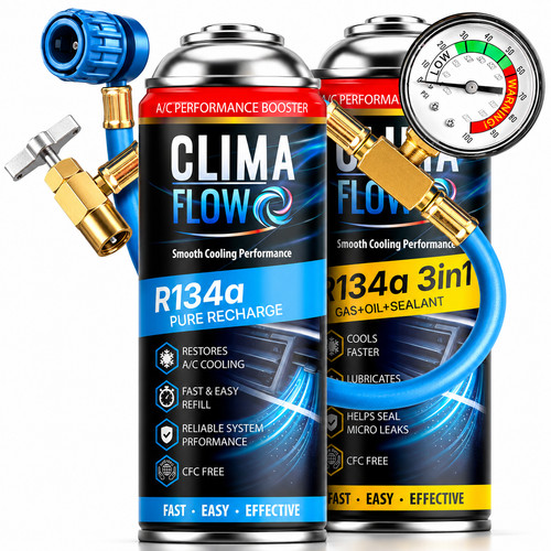 Kit ricarica clima flow auto - kit,