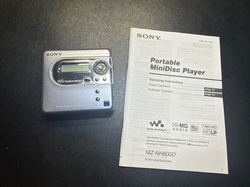 Sony nh600d minidisc md - mz-nh600d, hi-md