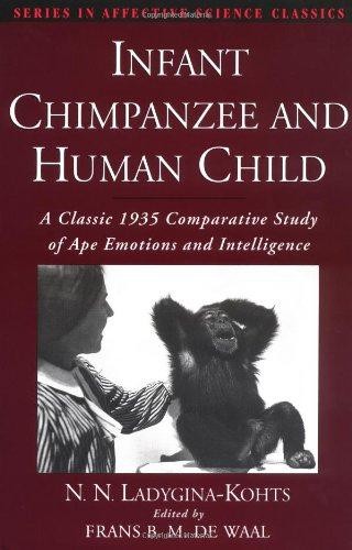 Infant chimpanzee and human - infant,