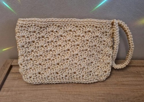 Borsa pochette uncinetto