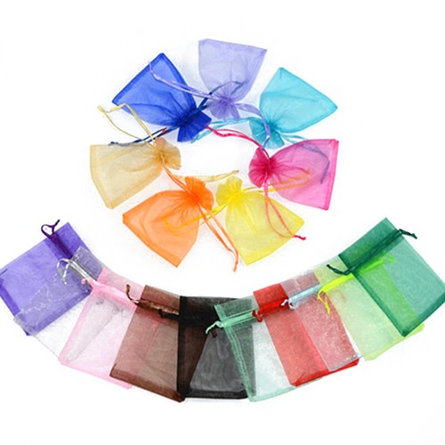 100 pezzi organza trasparente