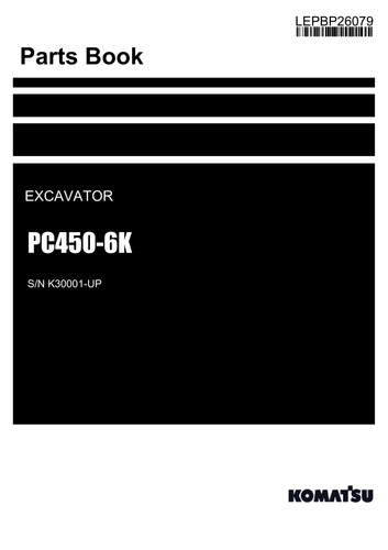 Komatsu pc450 manuale - komatsu,