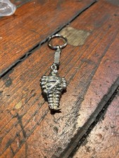 Portachiavi Michelin Bibendum Acciaio Nos Vintage Collezionismo Moto Rare