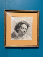 Antico disegno "Giovane di