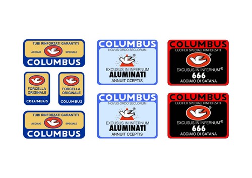 Columbus decalcomanie tubo - columbus,