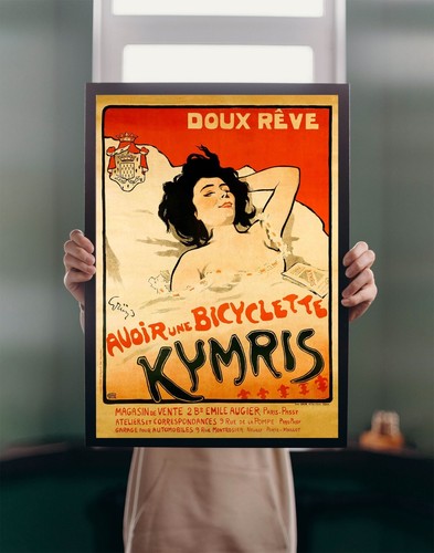 Kymris bicycles 1898 poster - kymris,