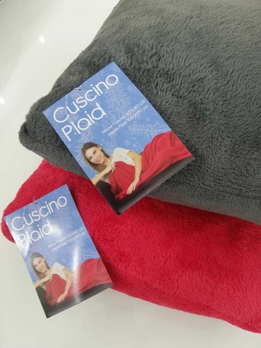 Coperta cuscino plaid caldo - cuscino,