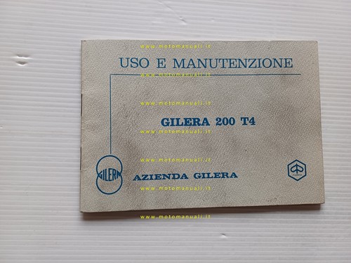 Gilera 200 1979 - t4, manuale