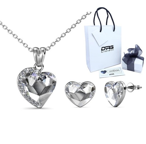 Parure cuore collana orecchini - cuore,
