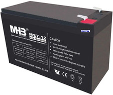 Batteria piombo 12V 7Ah ricaricabile MHB MS7-12 sostituisce mediacom SS7-12