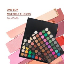 Palette Ombretti Finitura Glitterata 120 Colori Professionali