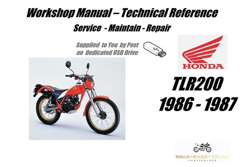 Honda tlr200 tlr 200 - 200, manuale