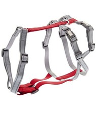 Pettorina antifuga in nylon doppia H per cani Ferribiella 