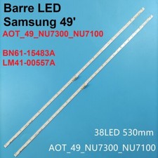 KIT 2 BARRE STRIP 38 LED TV