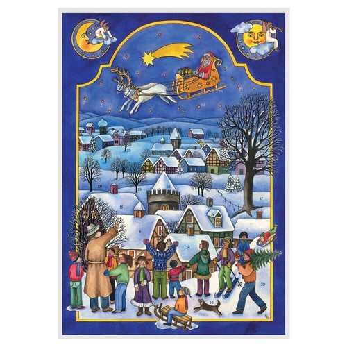 Calendario dell avvento - calendario, dell'avvento