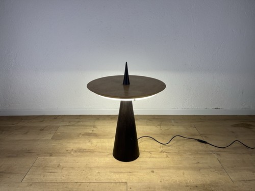 Lampada tavolino legno radica