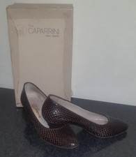 Scarpe donna in vero pitone marrone – Caparrini, n. 37Vintage