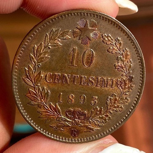 Centesimi 1893 umberto i - 10,