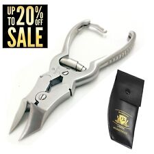 Tagliaunghie a Forma di Luna Podologia Resistente Tagliaunghie Chiropodi Punta/Spessa Tagliaunghie