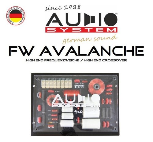 Sistema audio avalanche - sistema, fw
