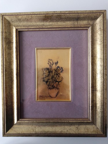 Quadro serigrafia oro 18k - quadro,