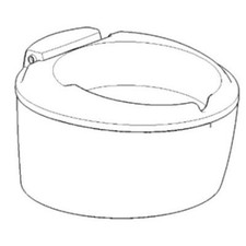 20095162 KIT TAZZA WC BIANCO