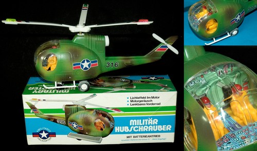 Vecchio militare elicottero - vecchio,