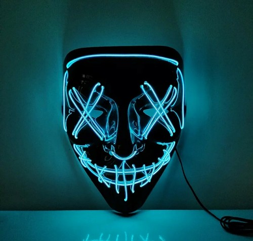 Maschera led neon - maschera, cucito