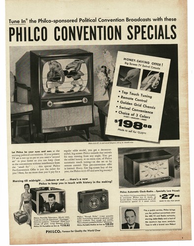 Televisore philco 1956 modello - 1956,