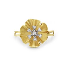 Anello in oro giallo 14 carati