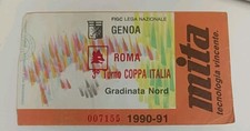 Biglietto Ticket Calcio