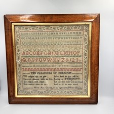 Georgian alphabet sampler 1822