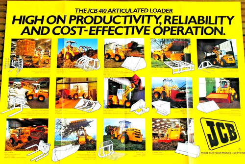Poster originale jcb 410 - jcb,