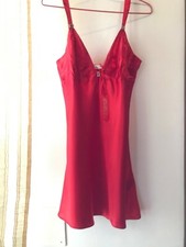 Yamamay- Abito a sottoveste satinato con applicazioni in strass. NUOVO