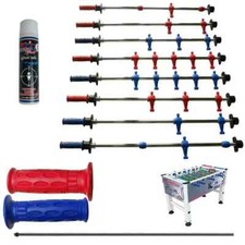 Calcio Balilla Roberto Sport aste modello Competition con molle boccole manopole