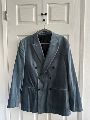Blazer doppiopetto uomo zara - blazer,
